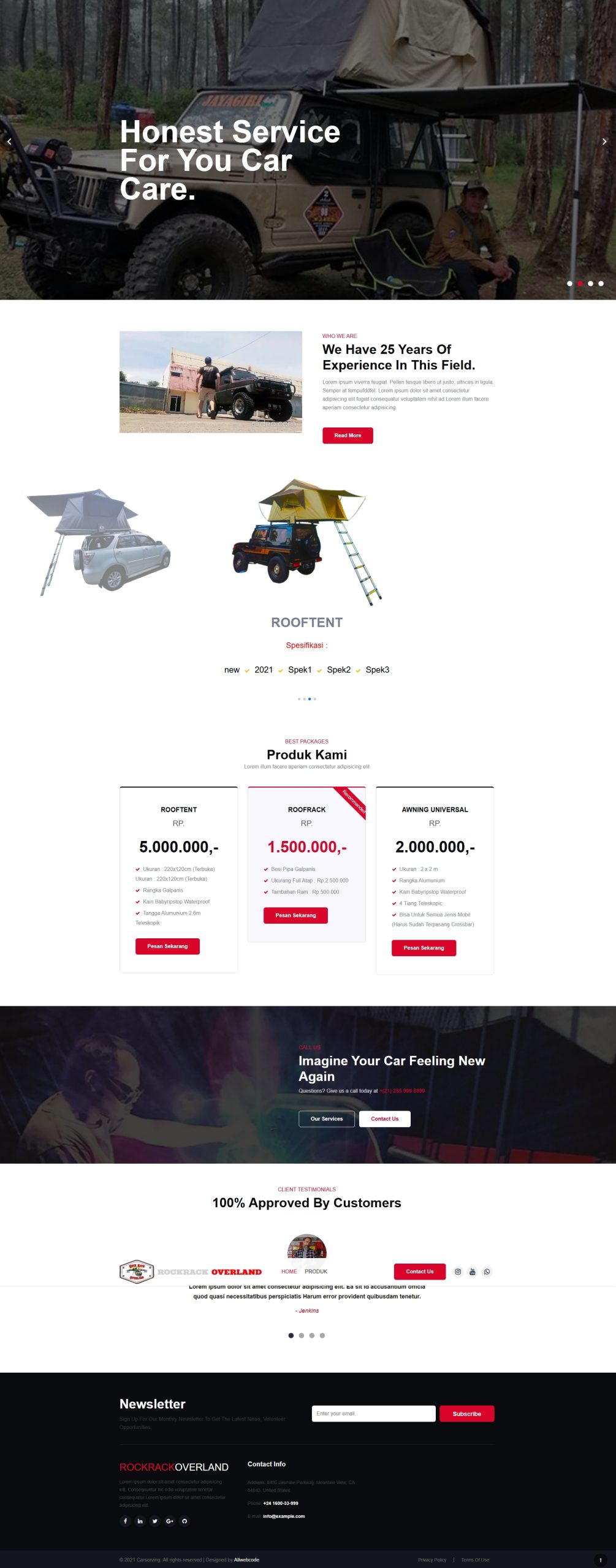 template website gratis