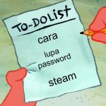 lupa password steam