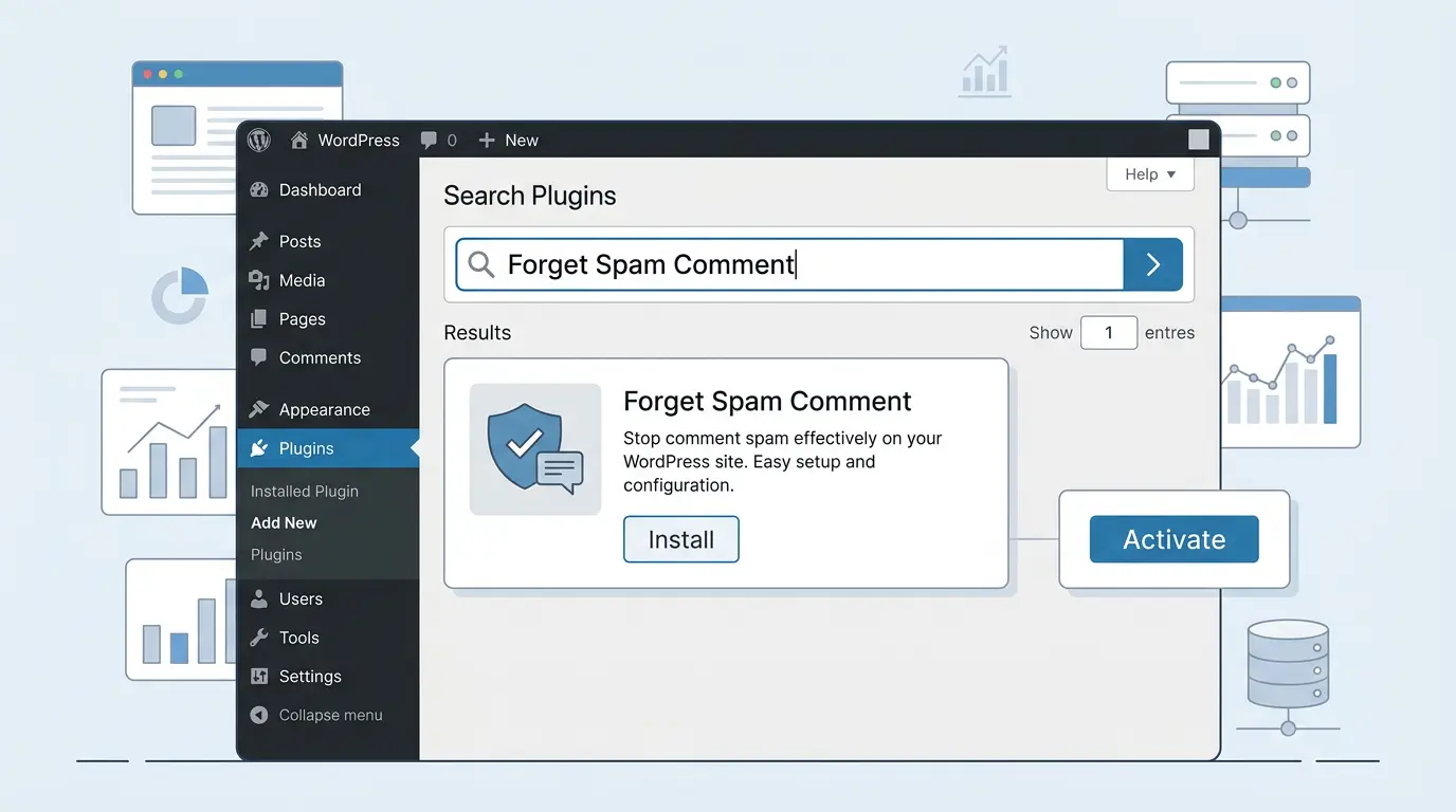 menghentikan spam komentar WordPress