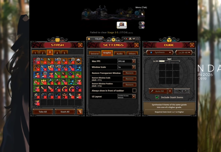 Cara fix black screen Task Bar Hero Steam