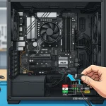 USB port belakang motherboard rusak